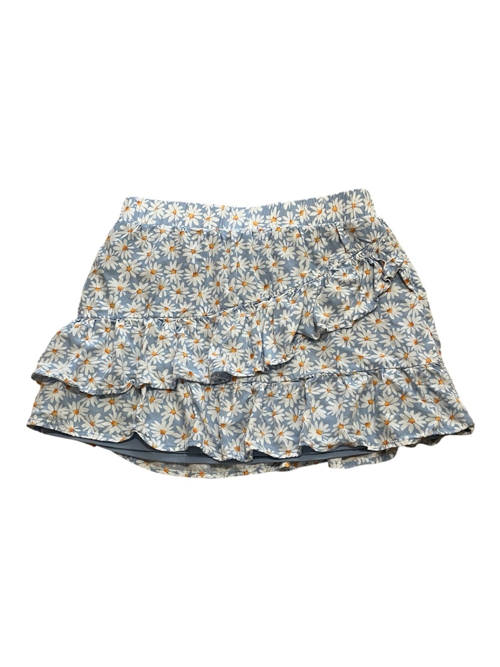 Art Class XL(14) ruffle skirt floral